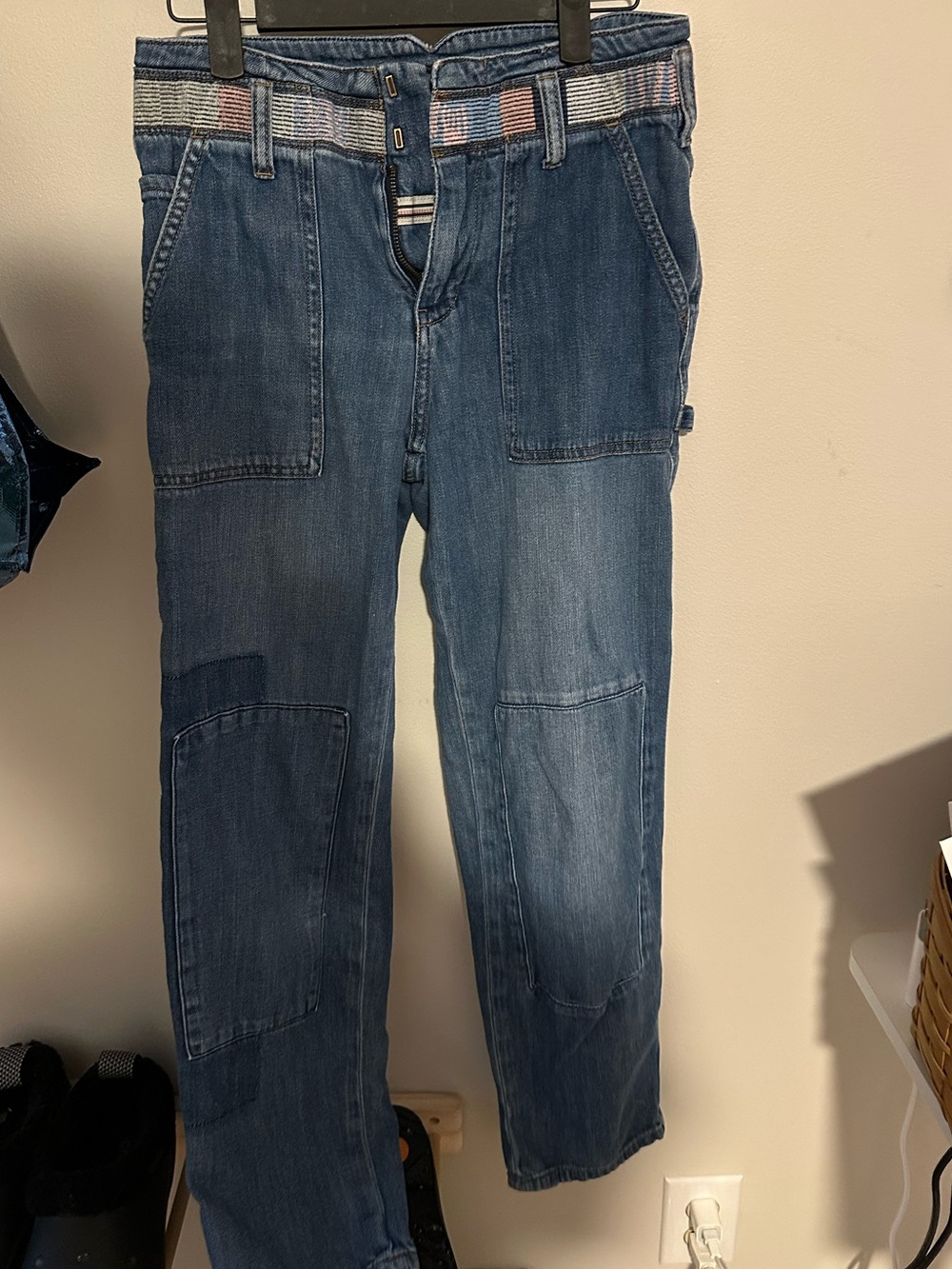 Pilcro and the letterpress  by Anthropologie Patchwork Jeans-Size 25